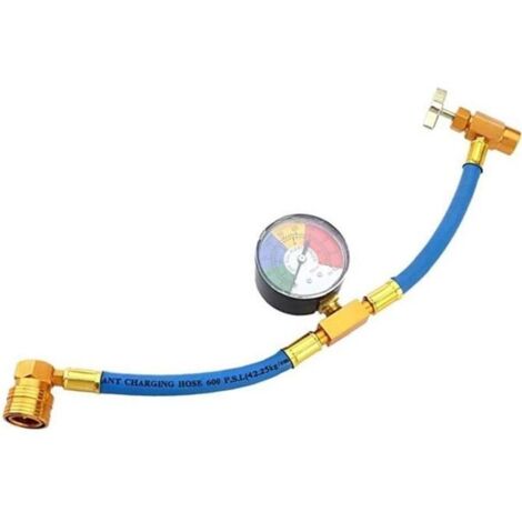 Tuyau de Recharge pour climatisation de voiture, réfrigérant, fluorure, avec Tube de mesure, R134A [AE2C783]