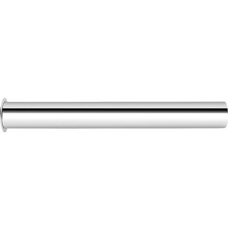 Tuyau de refoulement chrome 180 mm L a deux coudes 40 mm pour cuvette d'urinoir
