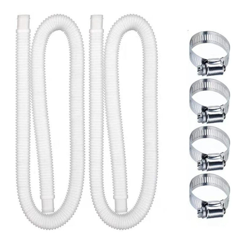 Tuyau de remplacement blanc pour piscine, tuyau de pompe à filtre, tuyau de remplacement pour pompe de piscine