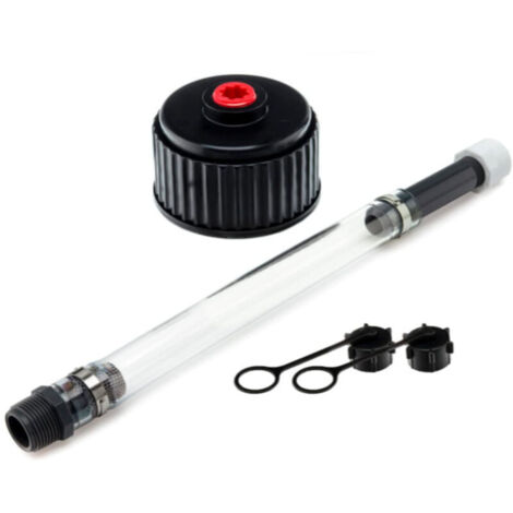 Tuyau de Remplissage de Carburant Racing Jegs LC2 – Compatible Bidons VP Racing Fuels – Noir – avec Bouchons de Bidon et de Vent