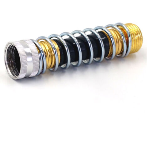 Tuyau De Ressort De Jardin, Raccord Tuyau Arrosage, Connecteur De Joint De Tuyau d'eau Anti-Flexion, Protecteur De Tuyau, Convient À Tous Les Tuyaux Et Robinets D'arrosage Standard De 3/4 Po