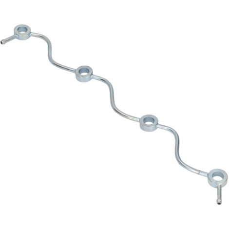 Tuyau de retour d'huile pour injecteur en acier inoxydable résistant à la rouille pour excavatrice Kubota V3300