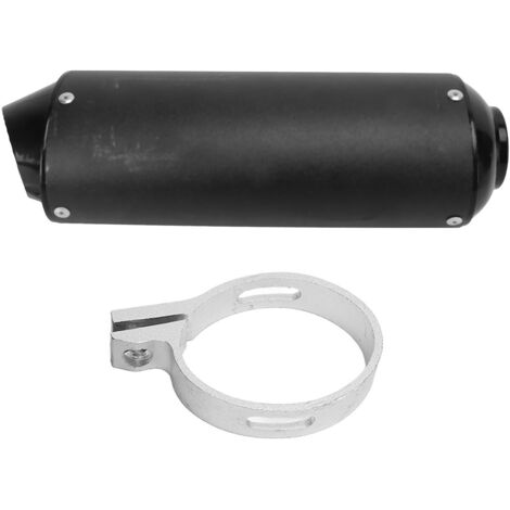 Tuyau de Silencieux D'échappement Noir 28 Mm avec Collier de Serrage adapté pour 110 125 140 150 160 PIT PRO Bike Trail Bike.