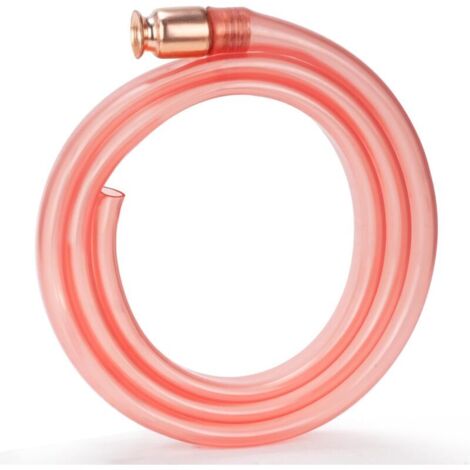 Tuyau de Siphon, 1.8M Longue Pompe Siphon Carburant, 3/4 Pouce Tuyau de Pompe Tuyau Siphon Pompe Manuelle pour Essence/Carburant/Eau(Orange)