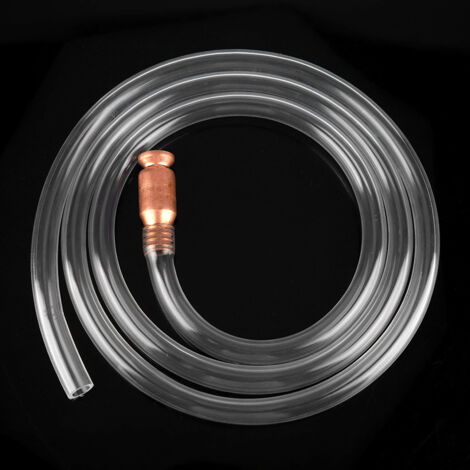 Tuyau de transfert manuel anti-statique PVC 1,8 m pour carburant, eau et liquides