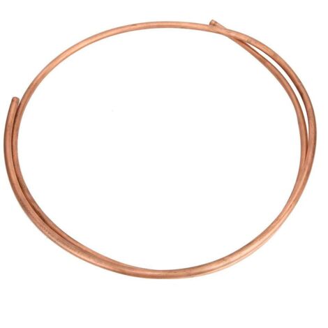 Tuyau de tube de cuivre de 2 m Tuyau de bobine souple pour réfrigérateur de climatiseur C1100 T2 OD 9.5mm/ID 7.9mm