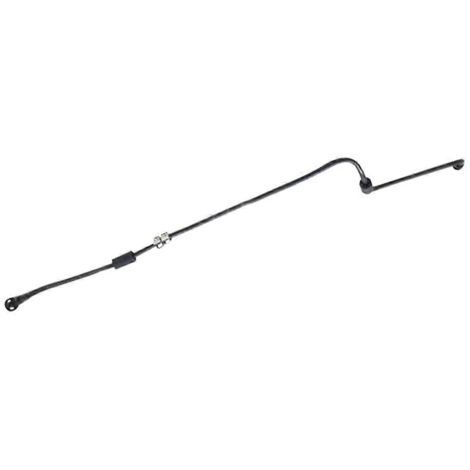 Tuyau de ventilation du pot d'échappement moteur PAB12108125 pour Porsche - Noir