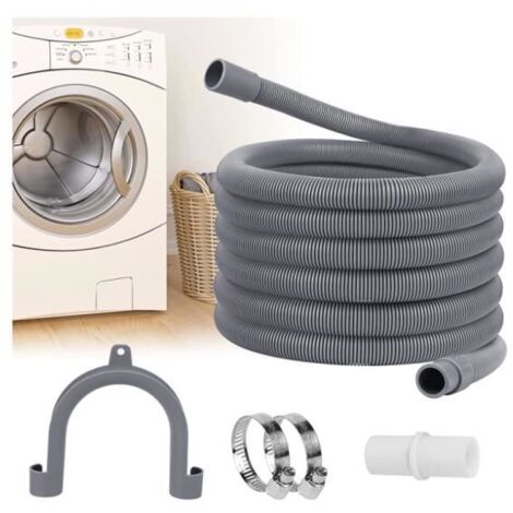 Tuyau de Vidange pour Machine à Laver, Mitening 3M Flexible D'évacuation Universel,Tuyau D'évacuation D'eau,Tuyau de Machine à