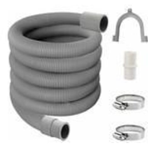 Tuyau de Vidange,Kit de Rallonge Machine a Laver,Uyau D'évacuation Lave Linge,Flexible D'évacuation Universel,Tuyau D'évacuation D'eau —1.5M
