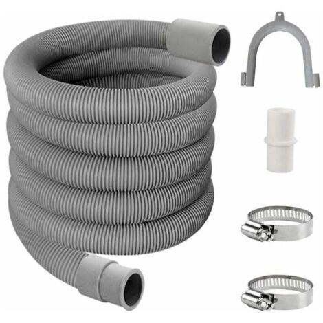 Tuyau de Vidange,Kit de Rallonge Machine a Laver,Uyau D'évacuation Lave Linge,Flexible D'évacuation Universel,Tuyau D'évacuation D'eau —2M