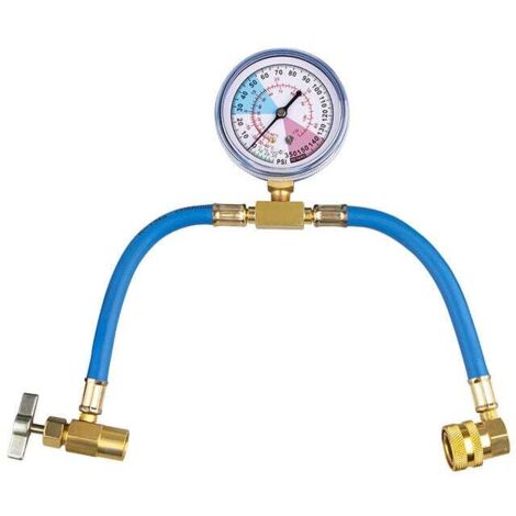 Tuyau de Voiture Réfrigérant, Kit de Jauge Flexible Voiture Air État Recharger Testeur R134A Pour Climatisation De Voiture Kit complémentaire réfrigérant climatisation