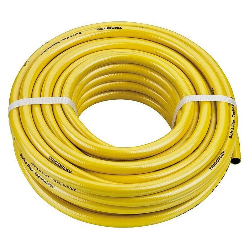Tuyau d'eau tricoflex 3/4 - 19,0 mm 50 m - jaune