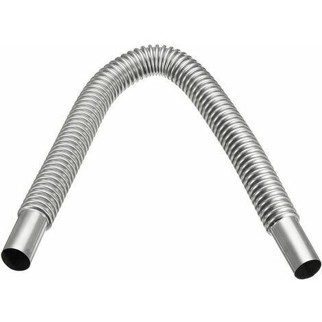 Tuyau d'échappement De Chauffage Acier Inoxydable Argent 60cm Pour Voiture