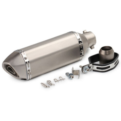 Tuyau d'échappement de moto en acier inoxydable, Fiber de carbone, antirouille, Surface lisse universelle pour 38mm à 51mm.