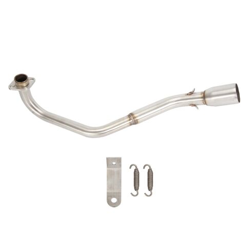 Tuyau D'Échappement De Moto En Acier Inoxydable Tube De Lien Intermediaire Compatible Avec MSX125 2013-2019