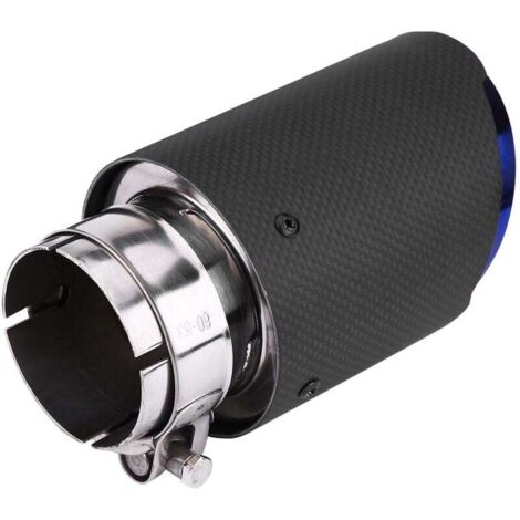 Tuyau d'échappement de voiture mat en Fiber de carbone, embout de silencieux pour 63mm 89mm