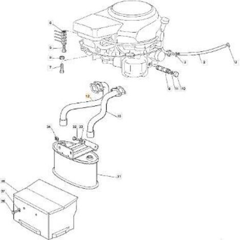 TUYAU D'ECHAPPEMENT DROIT HONDA GCV 250/5 118738221/0