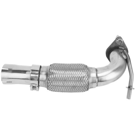 Tuyau d'échappement flexible en acier inoxydable, collecteur catalytique robuste de remplacement pour Fiesta 1.0 Ecoboost MK7 MK7.5 2008 à 2016