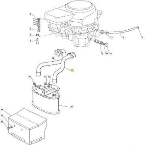 TUYAU D'ECHAPPEMENT GAUCHE HONDA GCV 250/5 118738222/0
