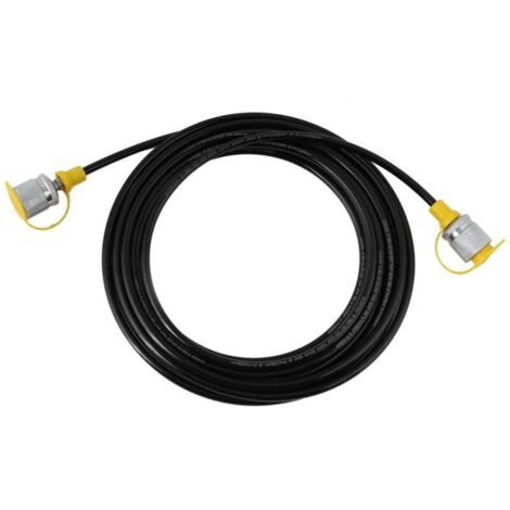 Tuyau d'essai de pression hydraulique 64 MPa, 5 m (16,4 pi), raccord femelle M16-M16, noir liquide, 1 pièce