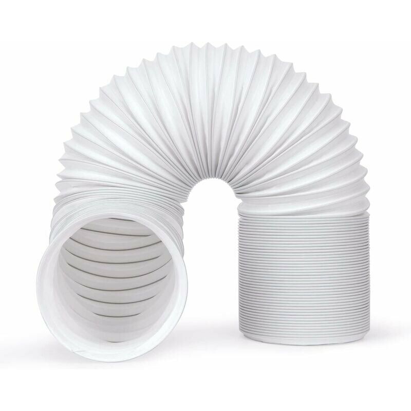 Tuyau d'évacuation allongé pour climatiseur mobile, d'une longueur de 1,5 mètre. Ce tuyau est résistant à la chaleur et à la corrosion, ce qui le