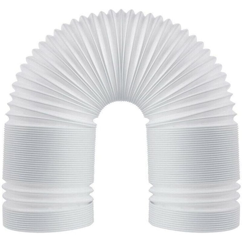Tuyau d'échappement flexible en pvc, 150 mm universel avec longueur 3 m, pour climatiseur, hotte aspirante, sèche-linge.