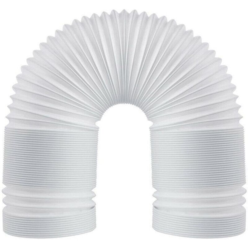 Tonchean - Tuyau d'échappement flexible en pvc, 150 mm universel avec longueur 3 m, pour climatiseur, hotte aspirante, sèche-linge.