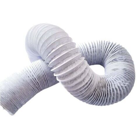 Tuyau D'évacuation D'air PVC Flexible 80mm x 10m Pour Ventilation Climatisation Sèche-Linge Hotte