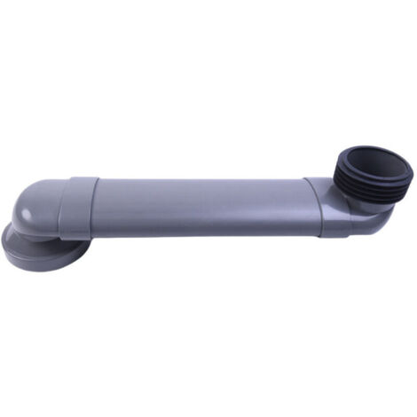 Tuyau d'évacuation des toilettes, tuyau d'évacuation droit sans armature métallique, tuyau de raccordement pour toilettes, tuyau télescopique en PP