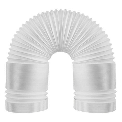 Tuyau d'évacuation flexible 13cm pour climatiseur portable, 1.5m de long, universel
