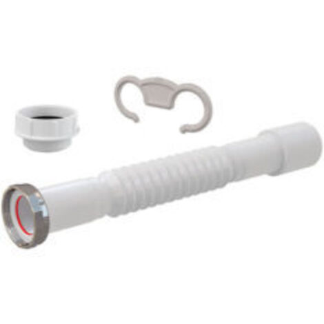 Tuyau d'évacuation pour éviers, lavabos avec adaptateur 1/4 à 1/2 - 01514 - PRHIE