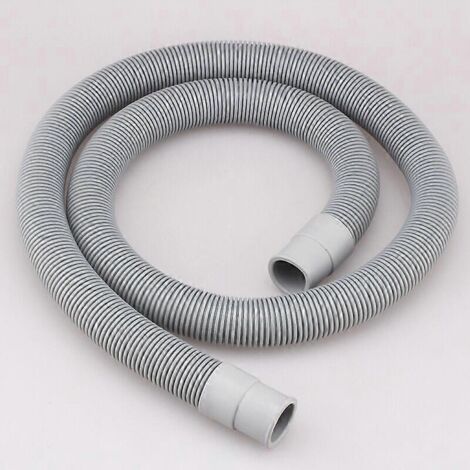 Tuyau d'évacuation pour lave-linge, tuyau d'évacuation universel de 2 m, rallonge pour lave-vaisselle, tuyau d'évacuation d'eau