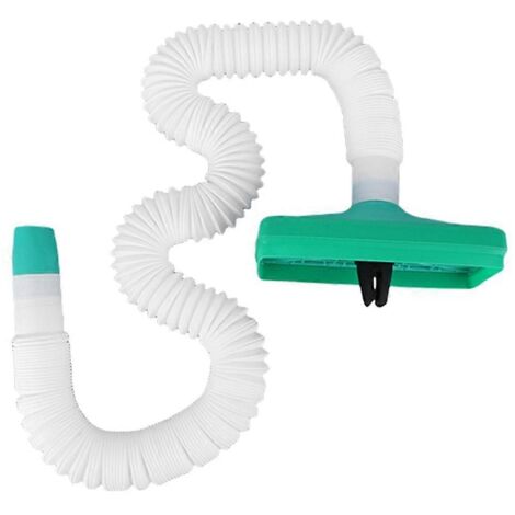 Tuyau d'évacuation universel pour climatiseur de voiture - Rallonge télescopique, blanc/vert