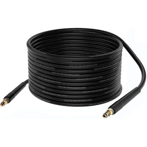 Tuyau d'extension de tuyau de rechange haute pression pour nettoyeur haute pression Karcher K Series K2 K3 K4 K5 K6 K7 - 15M