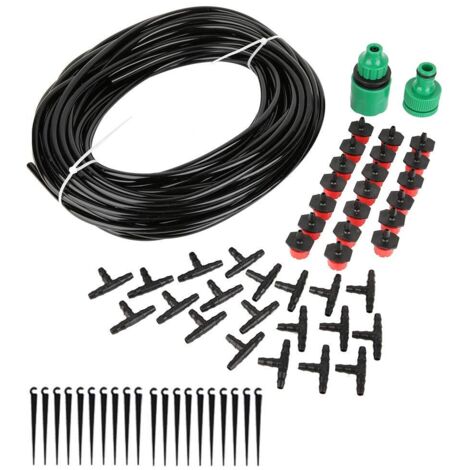 Tuyau d'irrigation en Plastique, kit de Tuyau d'égouttement Automatique, kit de Tuyau d'arrosage pour la Maison de Patio