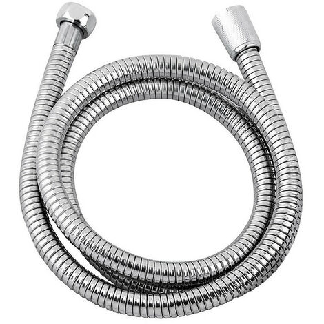 Tuyau Douche Inox 1.75m Chrome Edm Durabilité Acier Inoxydable, Longueur Optimale - Edm