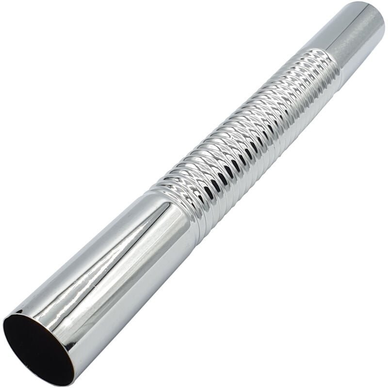 Tuyau Droit 32mm Siphon Vidange Pliable Chromé Remplacement 300mm Long