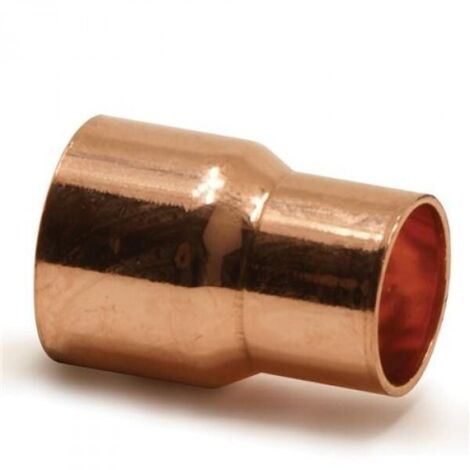 Tuyau droit installation d'eau 22x15mm connecteur cuivre soudure muff raccord