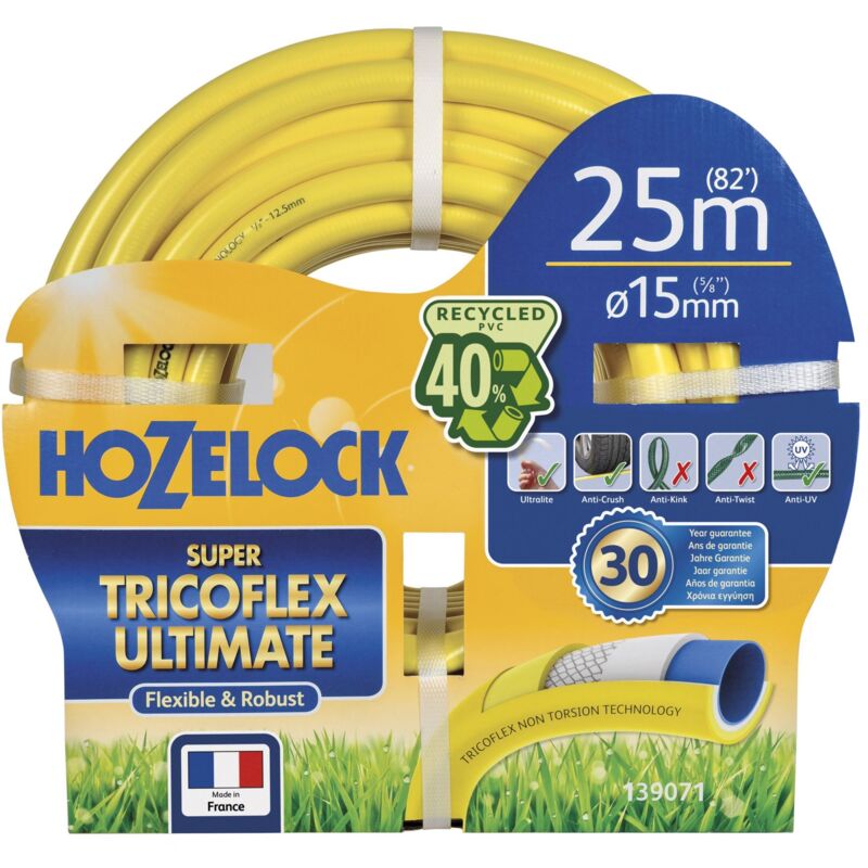 Tricoflex 139155 Garden hose Yellow 19 mm x 50 m Durable and flexi...