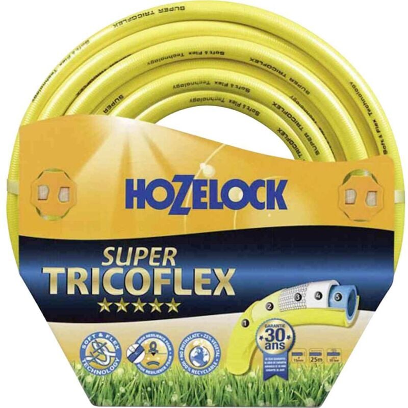Tricoflex 048291 25 mm 50 m jaune Tuyau d'arrosage