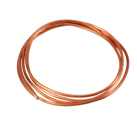 Tuyau en cuivre souple de 2 m, diamètre extérieur 4 mm x diamètre intérieur 3 mm, pour la plomberie frigorifique