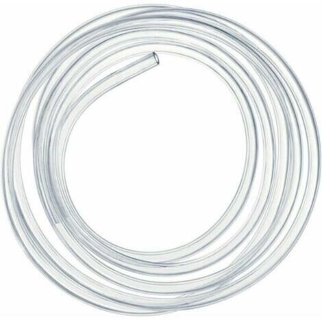 Tuyau en PVC souple transparent de 2 mètres, flexible de pression de 16 × 20 mm.