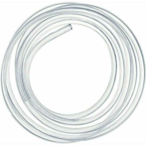 Tuyau en PVC souple transparent de 2 mètres, flexible de pression de 16 × 20 mm.