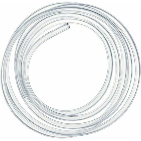 Tuyau en PVC souple transparent de 2 mètres, flexible de pression de 16 × 20 mm.