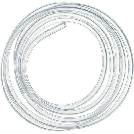 Tuyau en PVC souple transparent de 2 mètres, flexible de pression de 16 × 20 mm.-DPZO