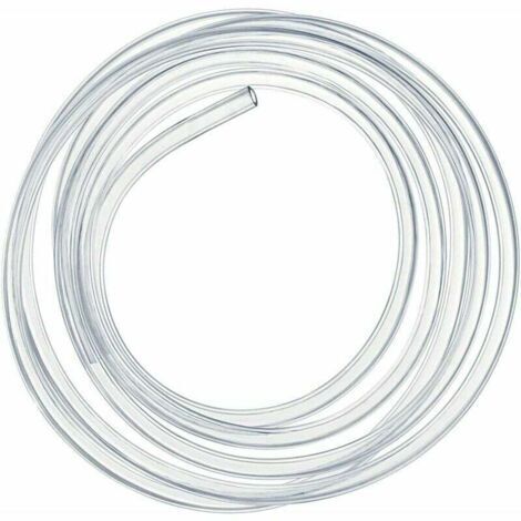 Tuyau en PVC souple transparent de 2 mètres, flexible de pression de 16 × 20 mm.-INHHUB