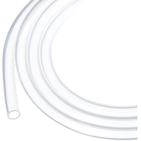 Tuyau en Silicone de 3 Mètres, 5 mm de Diamètre Intérieur et 7 mm de Diamètre Extérieur, Transparent, en Plastique Industriel pour Pompage, Vidange, Irrigation et Brassage