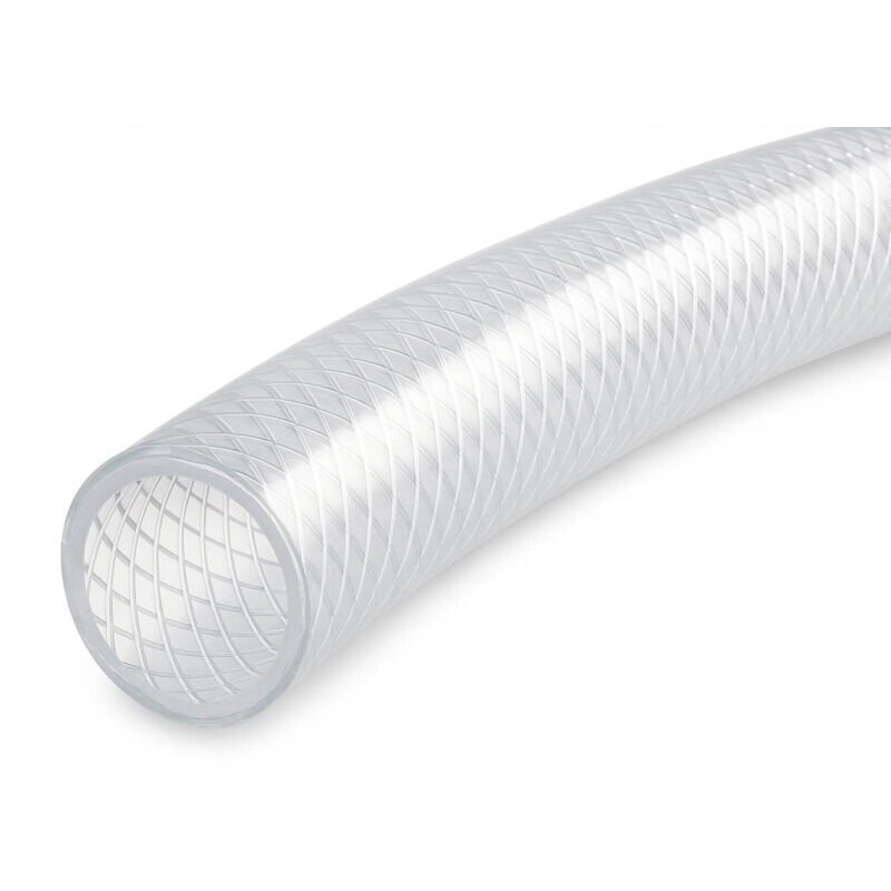 Tuyau en verre transparent (10x13mm, 100m), pvc, conduction 20º à + 60º de liquides, essence, diesel, eau, huile