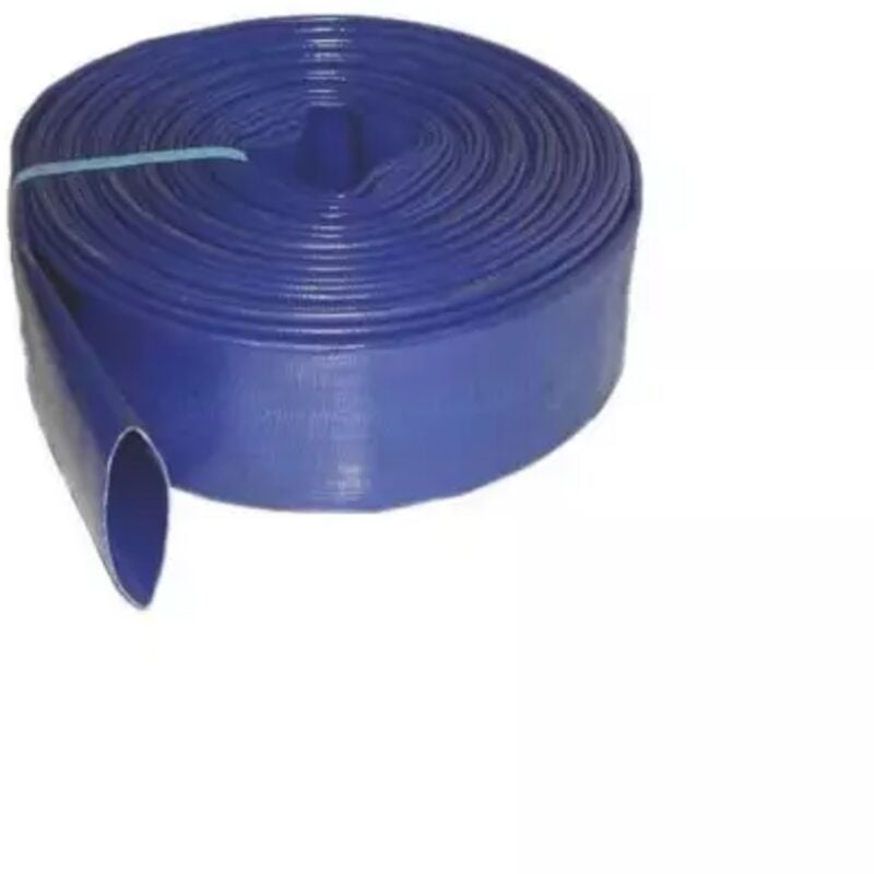 Tuyau enroulable plat en pvc plastifié 80 mm 50 mètres