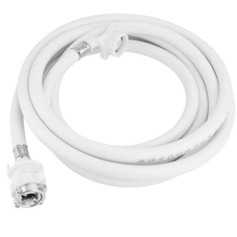 Tuyau entrée machine à laver 1,5m, connecteur tube blanc, longueur